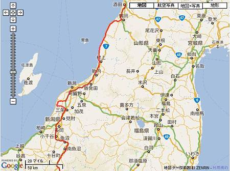 5日目の移動ルート