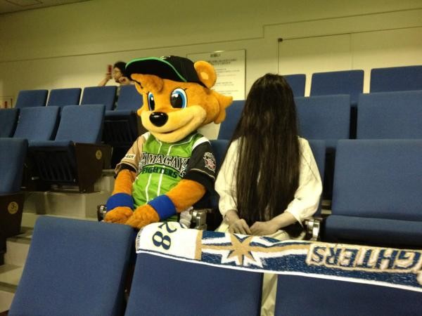 昨日の貞子とカビーちゃん 写真共有サイト フォト蔵