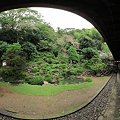 臨済寺　本堂庭園(1) パノラマ写真 225°