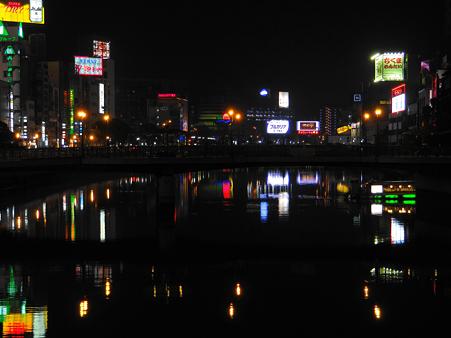 福岡中州の夜景