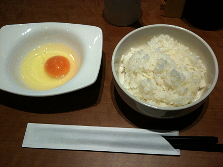 中村屋@WeST PArK CaFE. 下北沢　玉子かけご飯￥２００