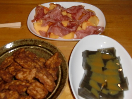 2011.10.22 晩酌肴1 2011.10.22 晩酌肴1