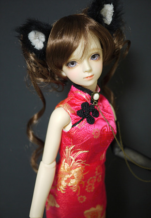 サイドフリルシノワドレスセット