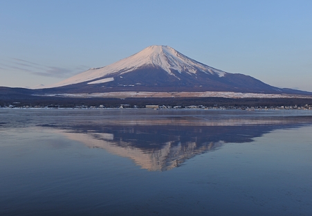 山中湖逆さ富士1