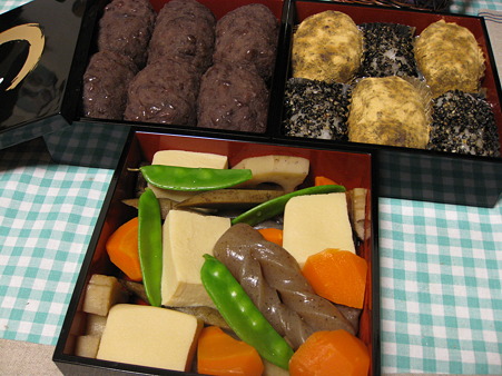 ぼたもちとお煮しめ