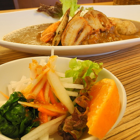 季節の野菜カレー1(道の駅・可児ッテ【岐阜】)