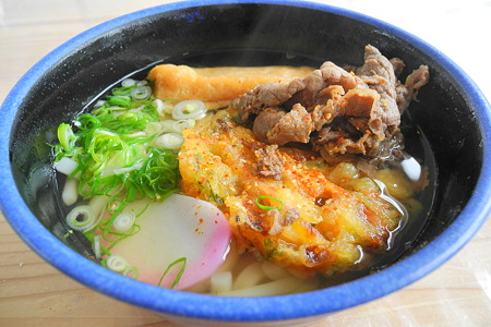 贅沢うどん(道の駅・杉の湯川上【奈良】)